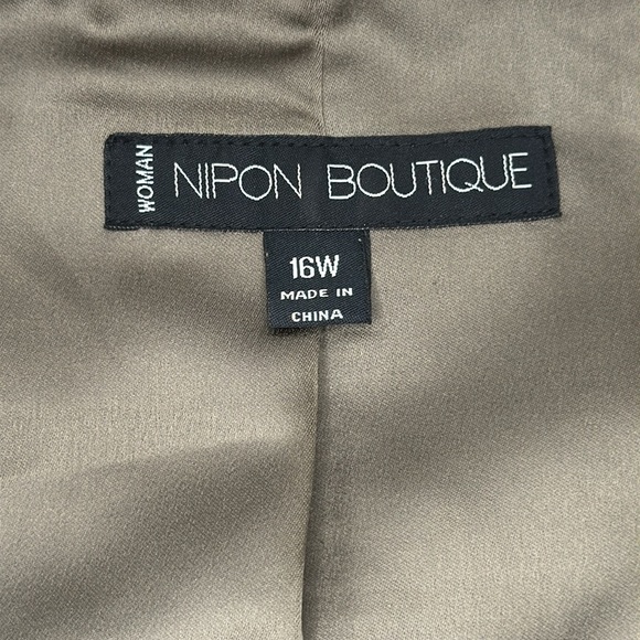 Nipon Boutique Women’s Sequined Open Jacket 16W - Picture 9 of 13